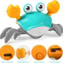 Hirger Crawling Crab Baby Toy, Dancing Walking Crab Tummy Time Toys for Infant 3-12 Month, Toddler Toys for 1 2 3 Year Old Birthday Gift