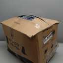 Bedsure Calming Dog Bed for Small Dogs - Donut Washable Small Pet Bed, 23 inches Anti-Slip Round Fluffy Plush Faux Fur Large Cat Bed, Fits up to 25 lbs Pets, Black