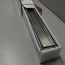 Linear Shower Drain 40" Brushed 304 Stainless Steel | Fast Drainage | Tile Inserted | Stainless Floor Drain Grate | Hair Strainer | Drain Key | The Upgrade for Your Bathroom