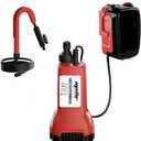 Cordless Water Transfer Pump Compatible with Milwaukee 18V Battery(Tool Only), 475GPH Portable Rain Barrel Pump, Electric Submersible Utility Sump Pump for Pond Tank Barrel Pool Garden
