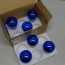 S14 Replacement Incandescent Bulbs, 6 Count Clear Blue, 11W E26 Bulbs for Outdoor String Lights