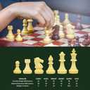 Magnetic Travel Chess Set for Kids and Adults. Portable 12" x 12" Chess Board Game for Beginner & Advance Players. Chess Sets for Adults with 2 Extra Queens & 2 Storage Bags for Chess Pieces.