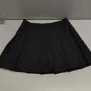 Hoerev Women Girls Short High Waist Pleated Skater Tennis Skirt (2XL, Black)