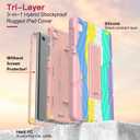 Grifobes for Samsung Galaxy Tab A7 Lite Case, 8.7 inch Shockproof Rugged Protective Cover with Stand for 2021 Tab A7 Lite 8.7" Tablet SM-T220/T225/T227U for Kids Boys Children (Camo Colorful)