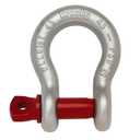 Crosby Screw Pin Anchor Shackle Carbon Steel, Galvanized, 3-1/4 Ton WLL, 5/8" Size, G-209