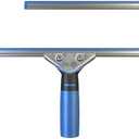 Professional Squeegee - Premium Quality Silicone Rubber Blades with Ergonomic Handle for Streak-Free Cleaning - Perfect for Windows, Shower Doors, and Railings