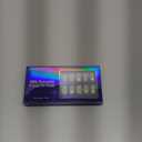 White Chrome Press on Nails Short - Soft Gel Halloween Press on Nails Square for Women Gift, Fit Perfectly & Glossy Glue on Nails in 16 Sizes - 32 Reusable Fake Nails with Glue, Pearl White