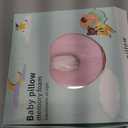 Soft and Breathable Baby Pillow with Memory Foam and Bear Design (Pink)