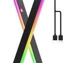 ASIAHORSE ARGB Light Strip for Motherboard, 24 Independent Addressable RGB, 5V 3-pin Aura Sync, Lightsaber-X Led PC Parts Kit Compatible with Micro-ATX (Medium)