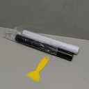 HTVRONT Permanent Vinyl Roll, 2 Rolls 12" x 14FT Black & White Adhesive Vinyl Compatible with Cricut Cutting Machine, Silhouette Easy to Weed & Transfer