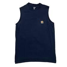 Carhartt Men's Relaxed Fit Heavyweight Sleeveless Pocket T-Shirt XL
