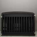 SMUG Dog Playpen 4-Panel 24" | Safe & Secure Indoor/Outdoor Pet Fence | Folding & Portable |35 x 35 x 24IN, Ideal for Small to Medium Dogs | Easy to Clean Black