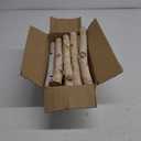 12-Pack Birch Logs for Crafts,Christmas Fireplace Decor Natural Home Wood Decor Birch Wood Branches Fire Logs for Fireplace,DIY,Holiday