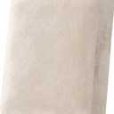 H.VERSAILTEX Velvet Stretch Couch Cushion Cover Plush Cushion Slipcover for Chair Cushion Furniture Protector Seat Cushion Sofa Cover (1 Piece Armchair Cushion Covers, Ivory)