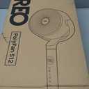 DREO Fan for Bedroom, 120 Oscillating Standing Fans, Quiet Floor Fan with DC Motor, 100ft Pedestal Fans for Room, 9 Speeds, 4 modes, 20dB, 120 Manual Vertical, 37-42" Adjustable Height, 9H Timer