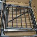 Sakugi Clothes Drying Rack, Foldable 2-Level Laundry Drying Rack with Height-Adjustable Wings, for Clothing & Bedding, Free-Standing Space-Saving Rack, Indoor & Outdoor, 70" L  22.8" W, Gray