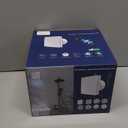 Exhaust Fan Wall Mounted Bathroom 4 Inch with Remote Control Low Noise EC Motor, Easy Glass/Wall Installation, Variable Speed,Suitable for Ventilation in Rooms, Homes, Garages and Attics