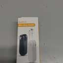 2 in 1 Mini Bag Sealer, Bag Sealer Heat Seal with Cutter, USB C Rechargeable Chip Bag Sealer Heat Seal, Portable Bag Resealer for Plastic Bags Snacks & Food Storage,Bright Black