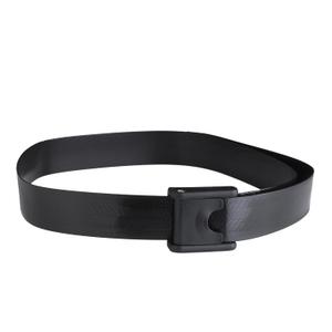 Posey 6546 Premium EZ Clean Gait Belt with Spring-Loaded Buckle  Black, 60  Walking Belt  Qty. 1  Home Care