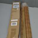 LazBlinds No Tools No Drill Cordless Bamboo Roman Shades, Light Filtering Window Treatment, Roll Up Bamboo Blinds for Windows 20'' W x 48'' H, Ceylon Light Russet
