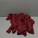 ACSUIT 6 Pack Burgundy Cheesecloth Table Runner, 17 x 108 inch, Semi Sheer Boho Cheese Cloth Fabric Table Runner Bulk for Wedding, Birthday, Party, Holiday, Home Decor (Burgundy)