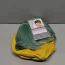 Tivi Tovo Halloween Role Play K-pop Theme Cosplay Costume Accessories Green Wig and Yellow Hat for Adult Costume Outfit Prop, One Size