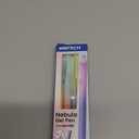 WRITECH Gel Pens Fine Point: Blue Ink 0.7mm Retractable 4ct Smooth Writing with Aesthetic Gradient Color Barrel for Journaling Note Taking Silent Click No Smear Nebula Pen Set