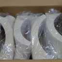 Necklace Bust Display Stand, Necklace Holder, Pendant Chain Necklace Organizer for Women (Beige Velvet, S 4PCS)