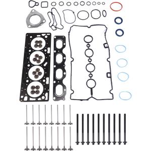 Engine Head Gasket Bolts Valves Set Replacement for Chevy Cruze 2011-2015 Cruze Limited 2016 Sonic 2012-2018 1.8L L4 HGS345 55569450 55569449