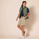 Amazon Essentials Men's Classic-Fit 9" Inseam Moisture-Wicking Stretch Golf Shorts with Active Waistband, Functional Pockets Khaki Brown, 30