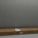 Heavy Duty Curtain Rods,1 1/4" Large Diameter Premium Nonadjustable Curtain Rod,96in/8ft Custom Window Treatment Rods with Durable Aluminum Brackets and End Caps,Gold Finish