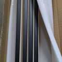 WPC Slat Wall Paneling, Modern Accent 3D Wall Panels, 8-Piece 94.5" x 6.3" TV Wall Panel, Bedroom, Living Room, Matte Black