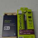 Philips Norelco for Face + Body, Electric Beard Trimmer, Shaver and Groomer, 5in1 Adjustable Comb, 1x Body Kit, Model QP2834/70, Black/Lime Green