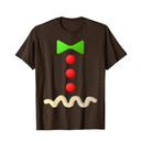 Gingerbread Man Costume T-Shirt Halloween Costume Shirt T-Shirt, Youth L