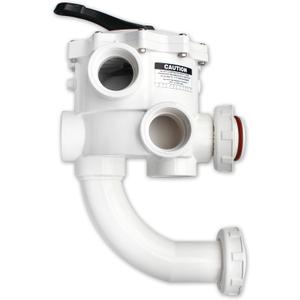 261152 Threaded Multiple Port Valve 2-Inch，Compatible with FNS, FNS Plus, Nautilus Plus Pool & Spa D.E. Filters，7.5" Centerline