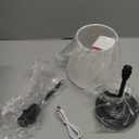 Swinerton Cordless Lamp Rechargeable LED Table Lamp, 5000mAh Battery Operated, 3 Level Brightness, Portable Night Bedside Lamp, Ambient Desk Light for Home Decor, Patio, Restaurant, Dinning (1 Pack - 16.3 inch, Black)