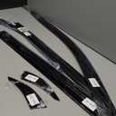 AUTOCLOVER Smoke Black Rain Guards 6p Compatible with 2022 KIA EV6 (E261)