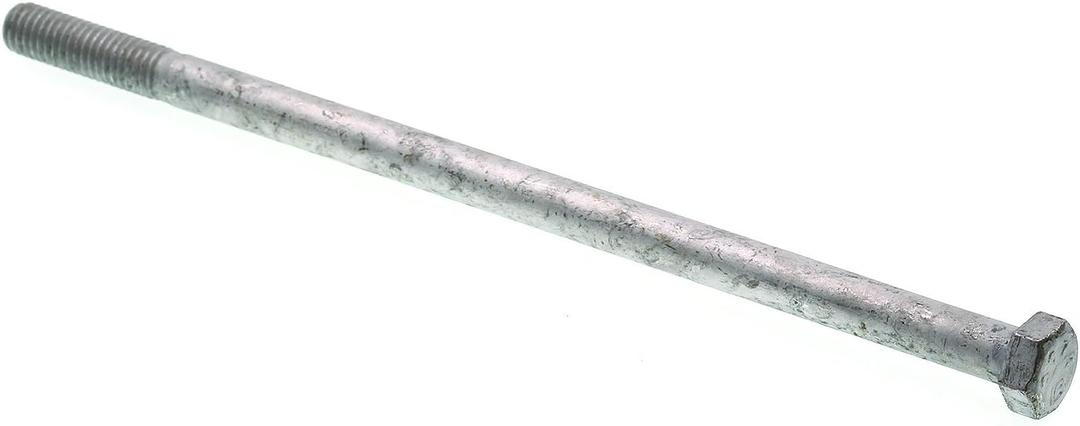 Prime-Line 9060208 Hex Bolts, 3/8 in.-16 X 8 in., A307 Grade A Hot Dip Galvanized Steel (10 Pack)