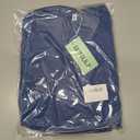 AUSELILY Maxi Dresses for Women 2026 Lace Short Sleeve V Neck Wrap Long Dress with Pockets (Blue, M)