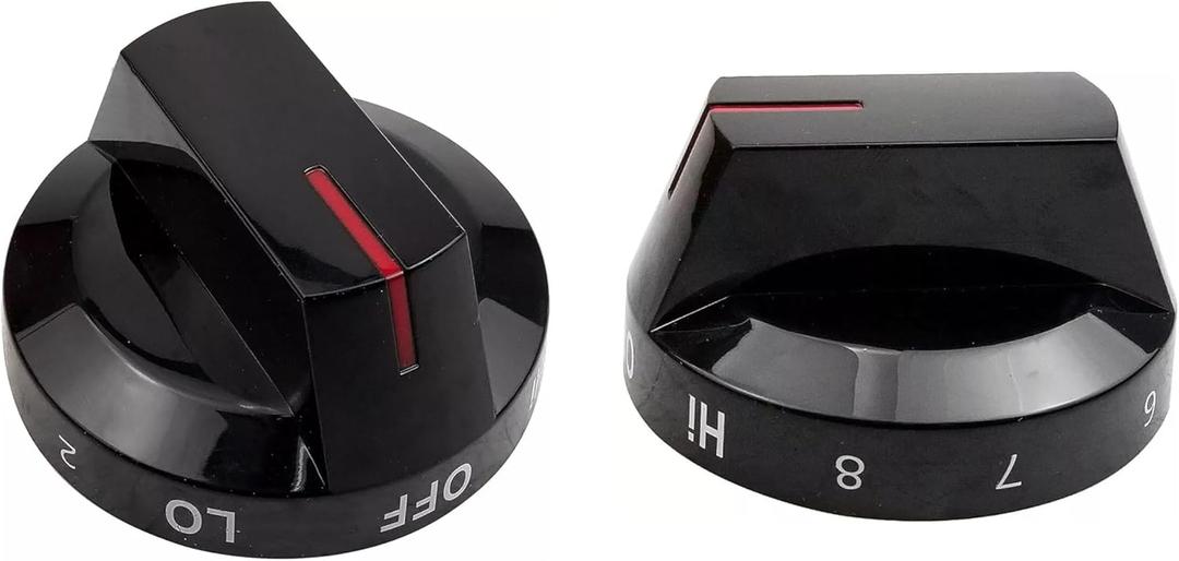 5 Pcs 2025 New DG94-04167M for Samsung Stove Knob Replacement and NX60A6311SG/AA, NX60A6511SG/AA/00, NX60A6111SG/AA,NX60A6111SS,NX60A6711SG/AA for Samsung Oven Burner Top Stove knobs Black