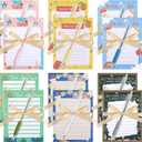 Lincia 24 Pcs Christmas Teacher Gifts Bulk Teacher Notepad with Pens Appreciation Lined Sticky Notes 30 Sheets Per Memo Pad for School Office Supplies(Stylish Style)