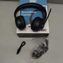 AOC Wireless Headset with Mic for Work, Bluetooth 5.4 Headphones with Noise Canceling Microphone, USB C, 30H, Clear Calls & Mic Mute for PC, Laptop, Cell Phones, Zoom - Black