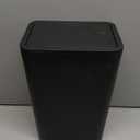 TIPGO Bathroom Trash Can with Lid, 10 Liter/ 2.6 Gallon Slim Garbage Can, Small Trash Bin Waste Basket with Pop-Up Lid for Kitchen, Bedroom, Living Room, Office (Black)