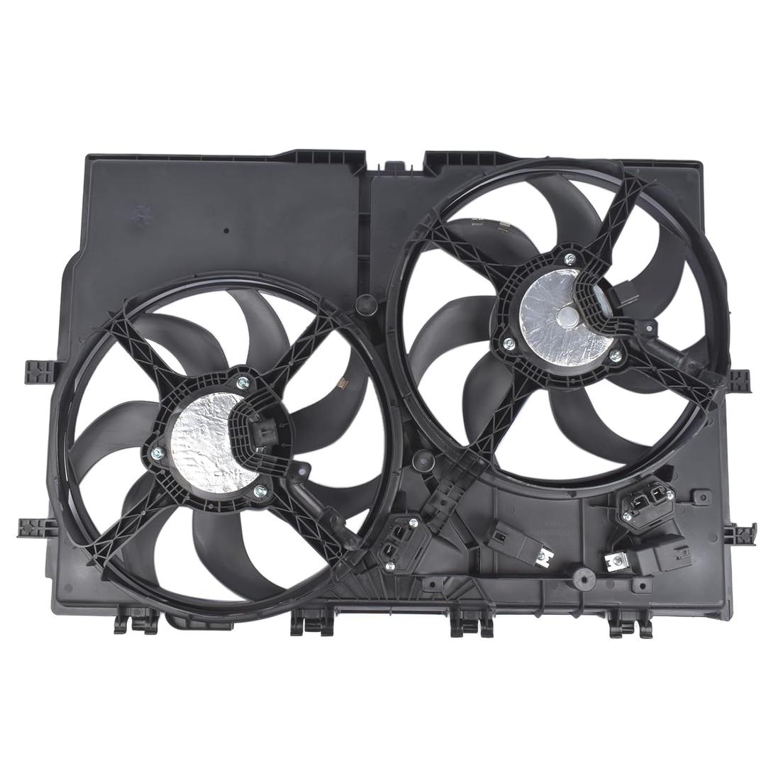 Radiator Cooling Fan Assembly Replacement for 2014-2021 RAM Promaster 1500 2500 3500 3.6L Part# 621-637, 68189000AB, 68189000AC, 68189000AD, CH3115186