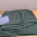 CozyLux King Size Comforter Set Emerald Green, 7 Pieces Pintuck Bed in A Bag Green Comforter King Size, Pinch Pleat Bedding Set with All Season Comforter, Sheets, Pillowcases & Shams