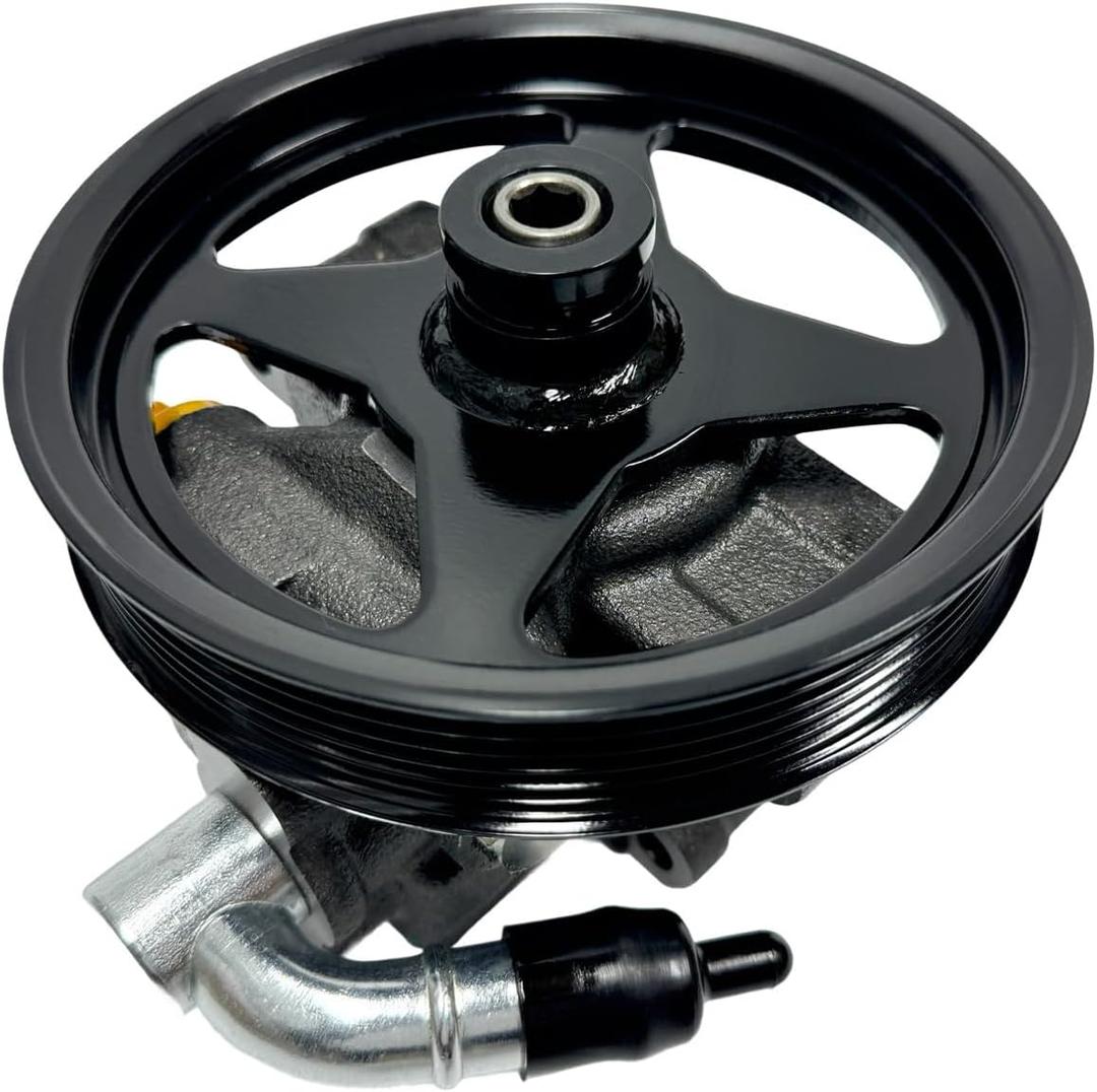 20-312P1 Power Steering Pump with Pulley compatible with Ford F150 2004-2008, Expedition 2003-2006, Lincoln Mark LT 2006-2008, Navigator 2003-2006, Replaces 6L3Z3A674B 6L3Z3A674C