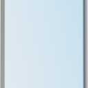 VocalStar Silver Bathroom Mirror for Wall, 24 x 32 Inch Square Corner Rectangle Nickel Metal Framed Bathroom Vanity Mirrors, 1/4-inch Shatterproof Glass | Ultra-Flush Hanging