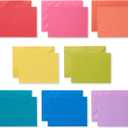 American Greetings Single Panel Blank Cards with Envelopes, Rainbow Colors (200-Count) (red, pink, orange, yellow, blue, purple)