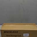 SPACELEAD Slim Storage Cart 3 Tier, Bathroom Organizer Rolling Utility, Mobile Shelving Unit Slide Out for Office, Kitchen, Laundry Room & Narrow Places, White