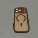 Magnetic for iPhone 17 Pro Max Case, Cute Wavy [Full Camera Protection] [Fit for MagSafe], 1X Screen Protector+1X Wrist Strap, Trendy Matte Women Girly Phone Case for iPhone 17 Pro Max 6.9", Brown